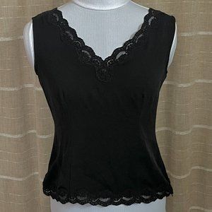Doncaster collection lace black tank